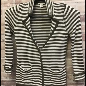 Cotton striped “cardi” Summer Bliss size Medium
